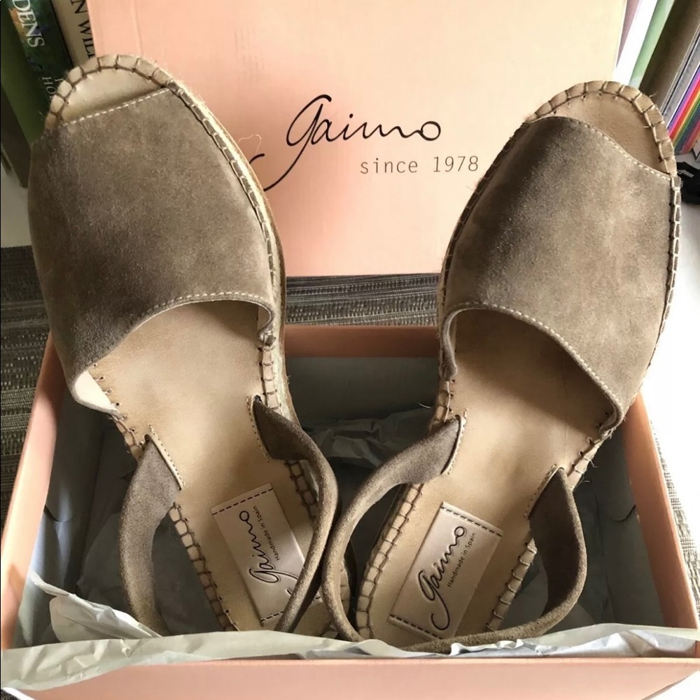 NIB GAIMO Sling Espadrille Sz 41 Retail $150